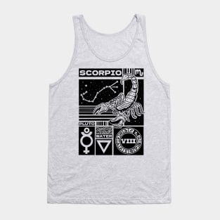 Scorpio Zodiac Astrology Sign Tank Top